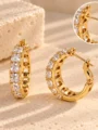 Crystal Hoops – Σκουλαρίκια Κρίκοι