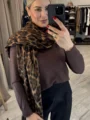 Κασκόλ Animal Print Leopard