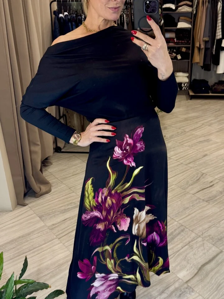 Midi Φούστα Floral Print